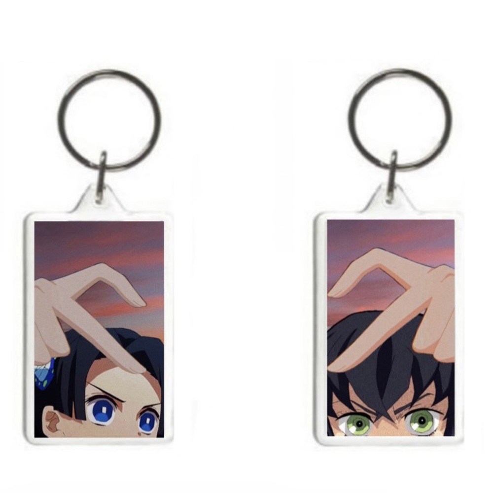Anime matching keychain